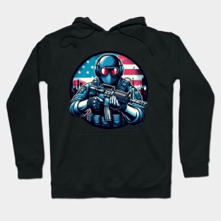 usa shooter fps gaming cs2 soldier Hoodie